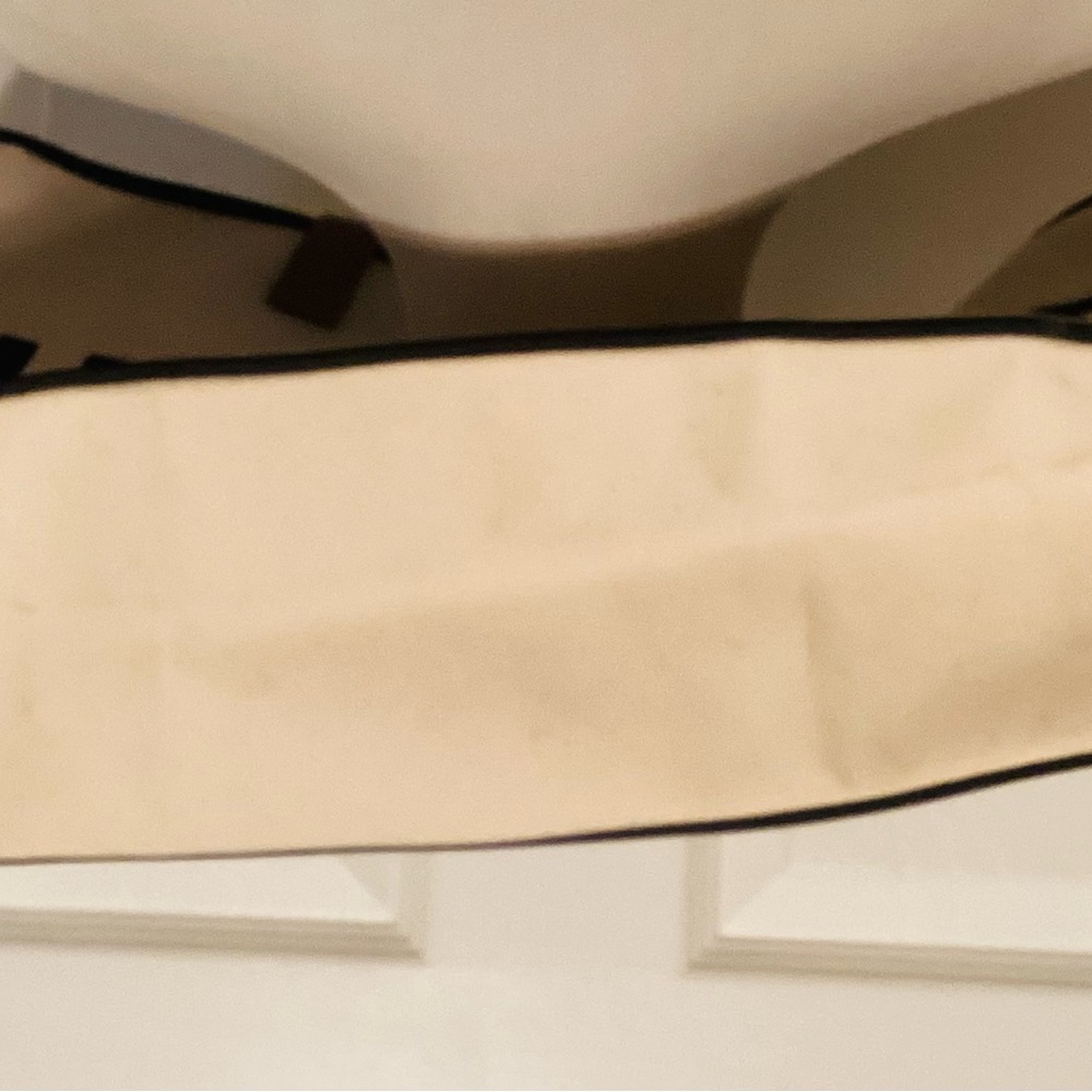 Sunkissed Canvas Tote with Tan Leather Handles - Picture 5 of 5